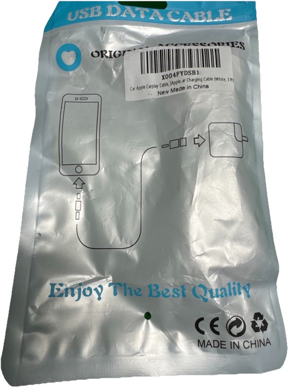 6 Pack USB Charging Data Cable for iPhone 8-Pin White 3ft gallery