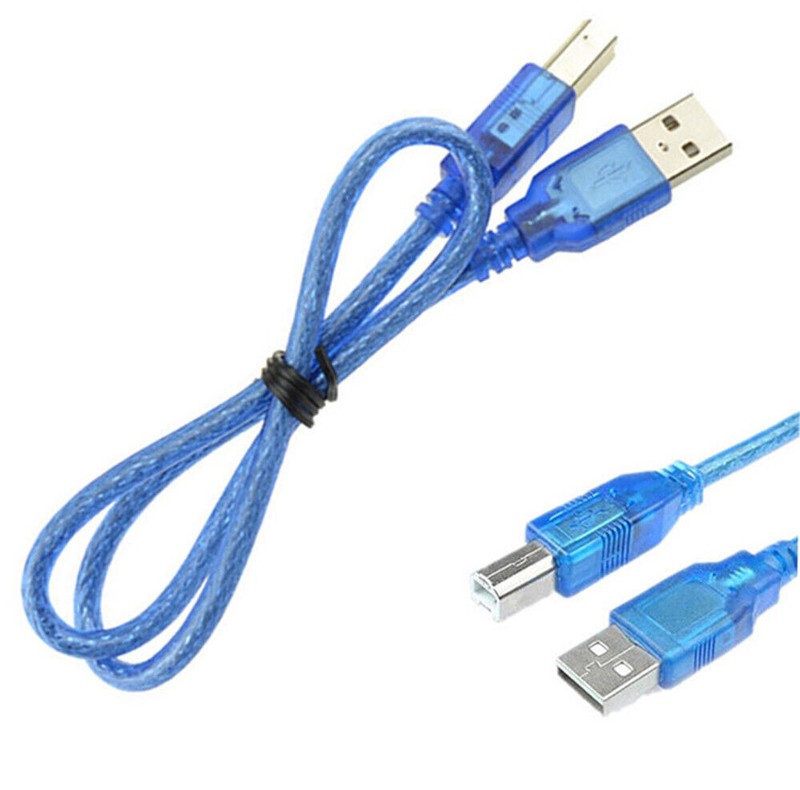 Blue 30CM USB A Male to Type B Plug/Mini USB/Micro USB Cable F Computer/Printer