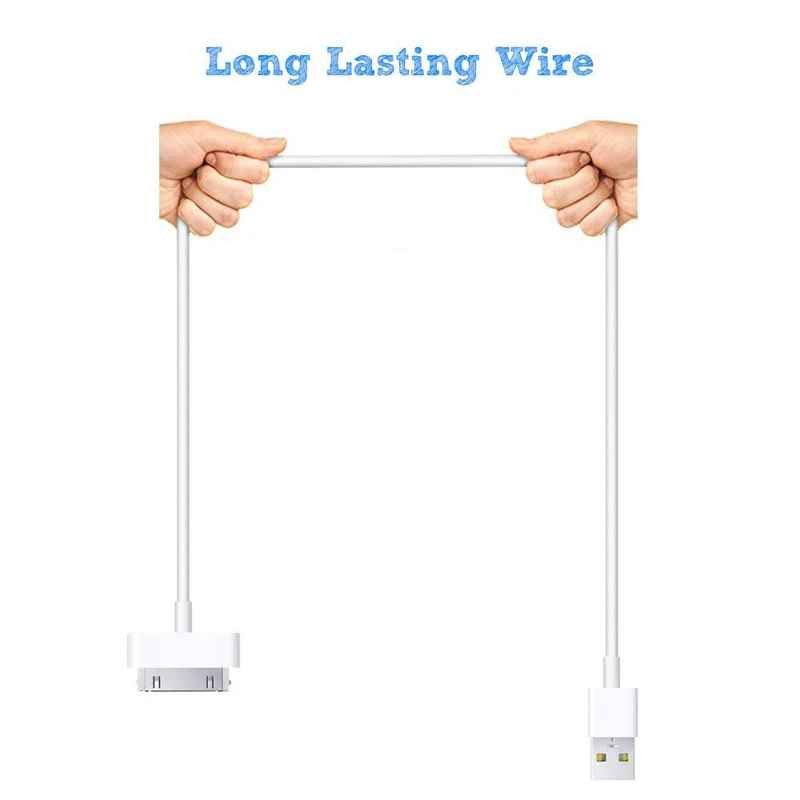 USB Cable 30-Pin Charger for iPhone 4 4S 3GS iPad 1 2 3 iPod Sync Cord gallery
