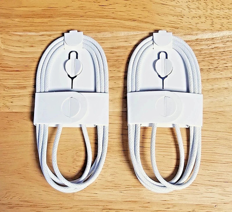 New 2x iPhone 15, 16, 17 Pro Max Fast Charging USB Type-C Cables Woven