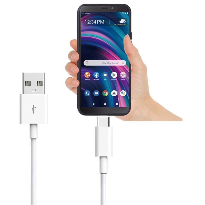 Blu Phone USB C Charger Cable for Blu View 3, View 2, M8L, M10L, G9, G90 Pro,... gallery