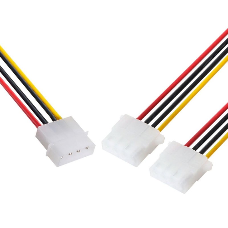 IDE 4Pin 1 to 2 Power Extension Cable 10cm Hard Disk Driver Power Splitter Ca... gallery
