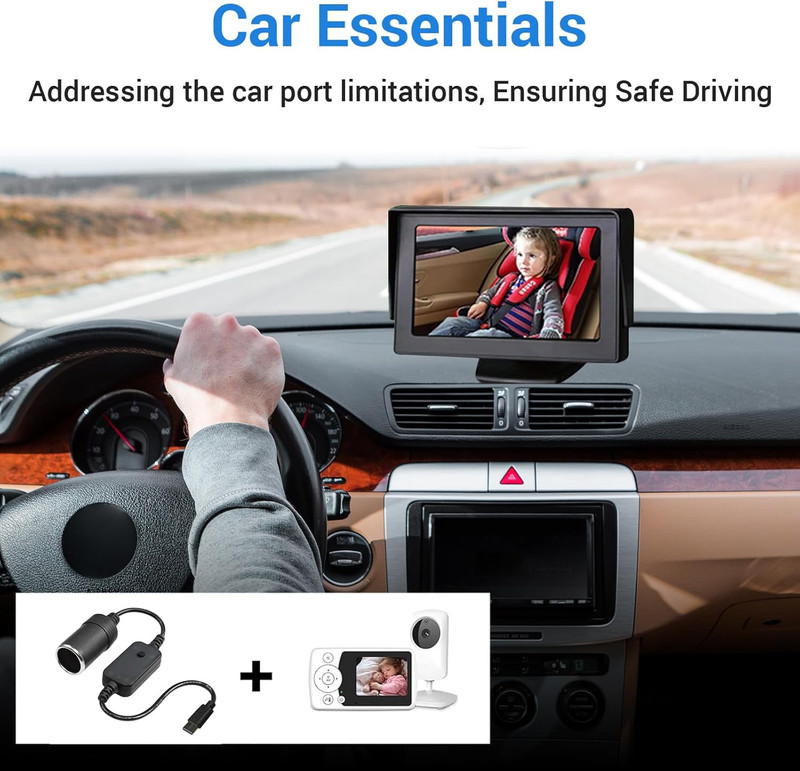 USB C Male to 12V Adapter, USB to Car Cigarette Lighter Socket Type-C to Cigaret gallery