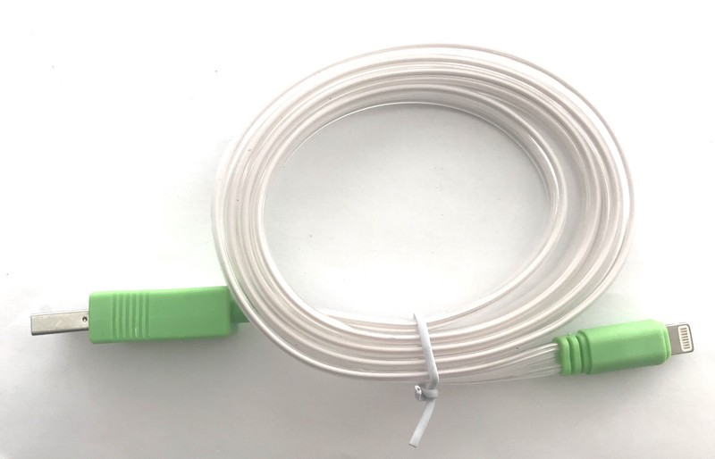 FLAT FLOW LIGHT-UP 3FT LED el USB charger power cable FOR Apple iPhone 6 plus 5s gallery