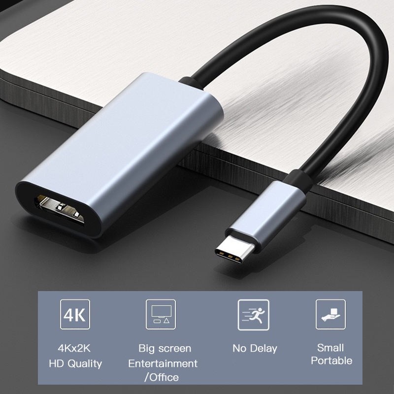 USB Type-C to HDMI Cable Adapter 4K 30hz TV for Macbook iPad Air Pro PC Phone . gallery