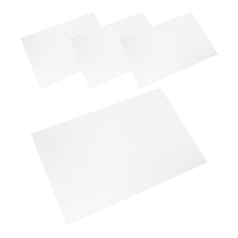 4Pcs White Sublimation Aluminum Blanks for Industrial Custom Metal Sign Printing gallery