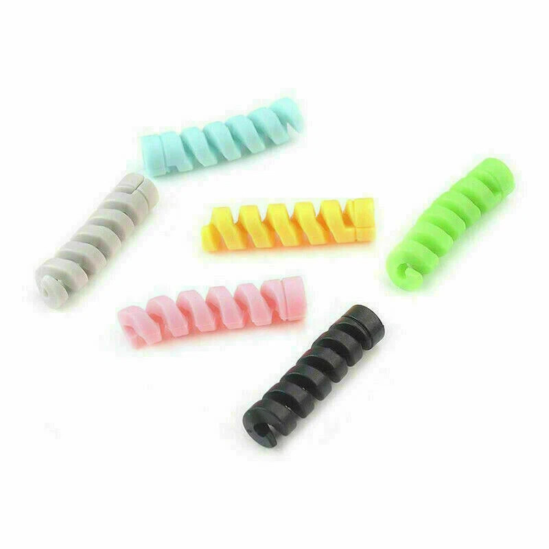 8Pcs Silicone Charger Cable Protector Anti-Break Cord Saver New gallery