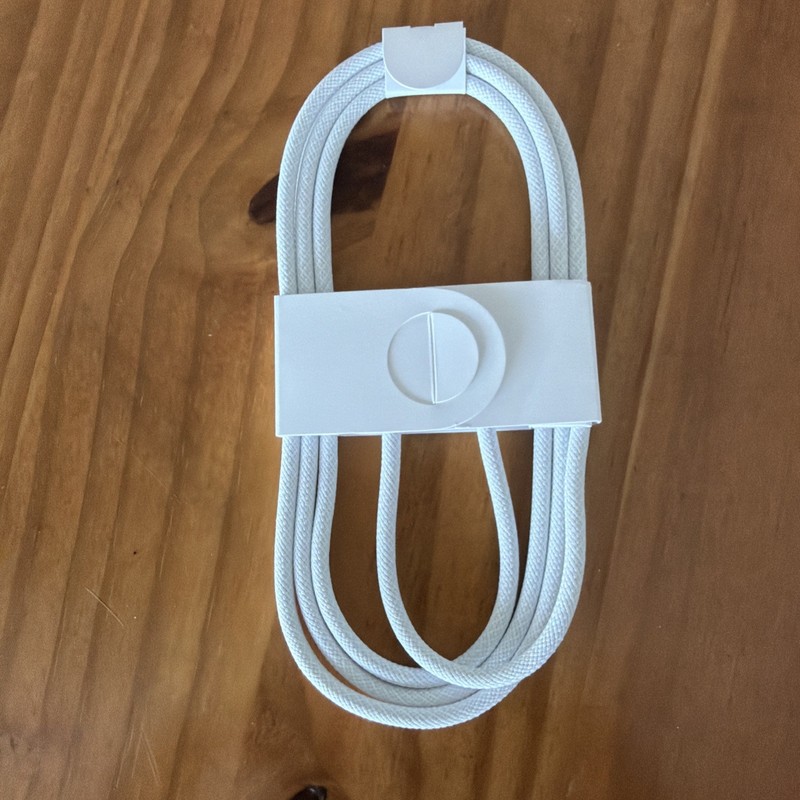 Apple USB-C to C Charge Cable 1M ‎3 FT Woven Braided MQKJ3AM/A Original gallery