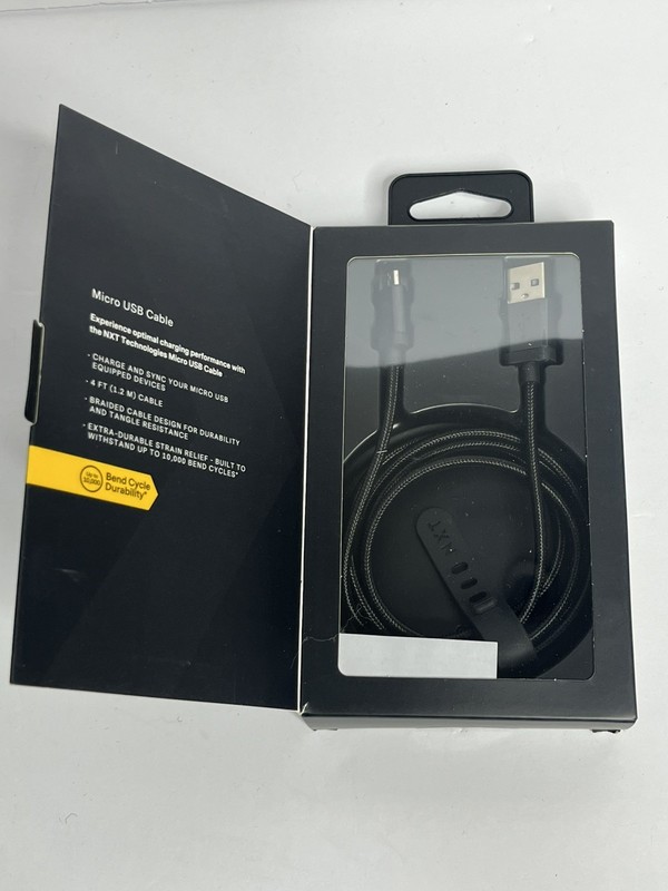 NXT Tech 4 Ft. USB-A to Micro-USB Charging Cable for Samsung/Android, Black54334 gallery