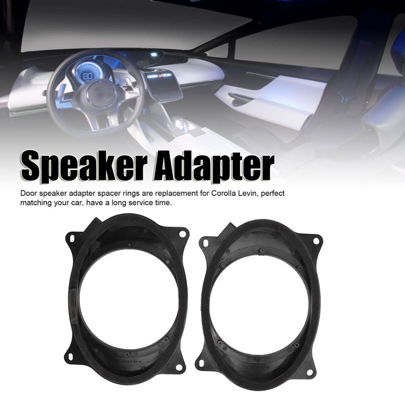 6x9 To 6.5 Inch Door Speaker Adapter Spacer Rings Box Runner Mount Audio Car gallery