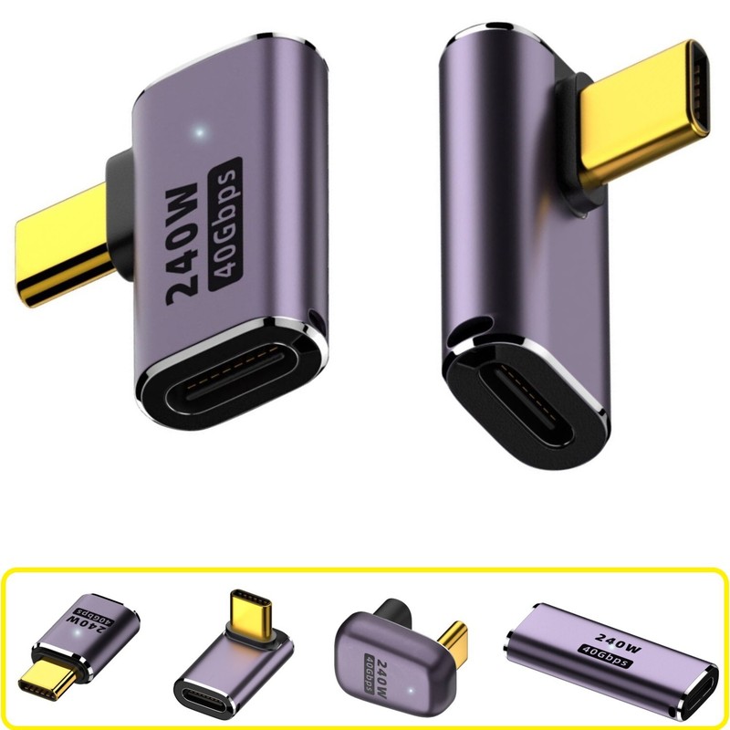 240W 8K USB Type C TO USB C Charging Converter Charger adapter Cable 40Gdps