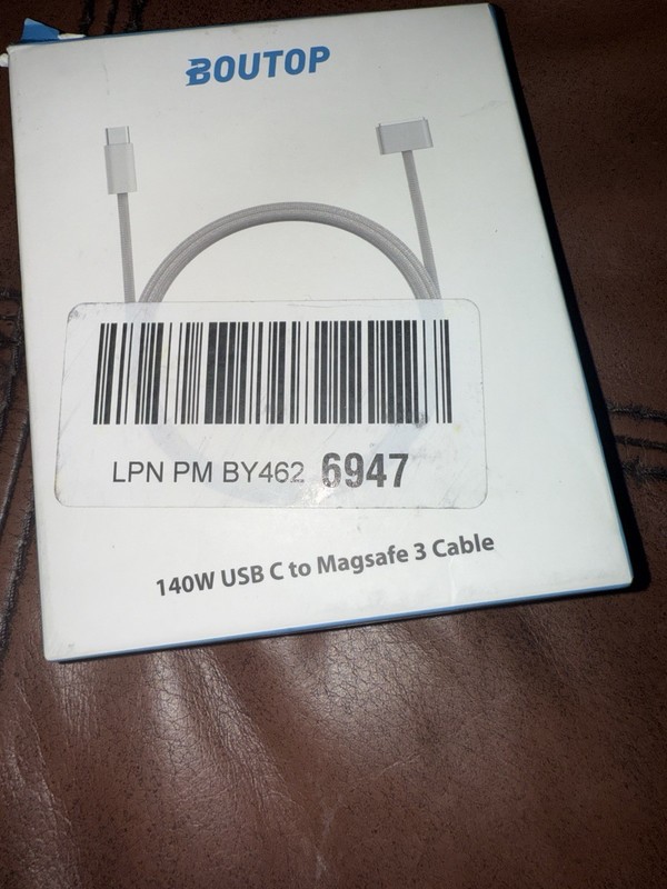 140W USB C to Mag 3 Fast Charging Cable 6ft Compatible with MacBook Air, Pro