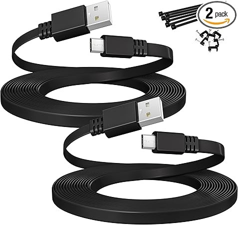 Itramax Micro USB Extension Cable 20FT 2Pack Flat gallery