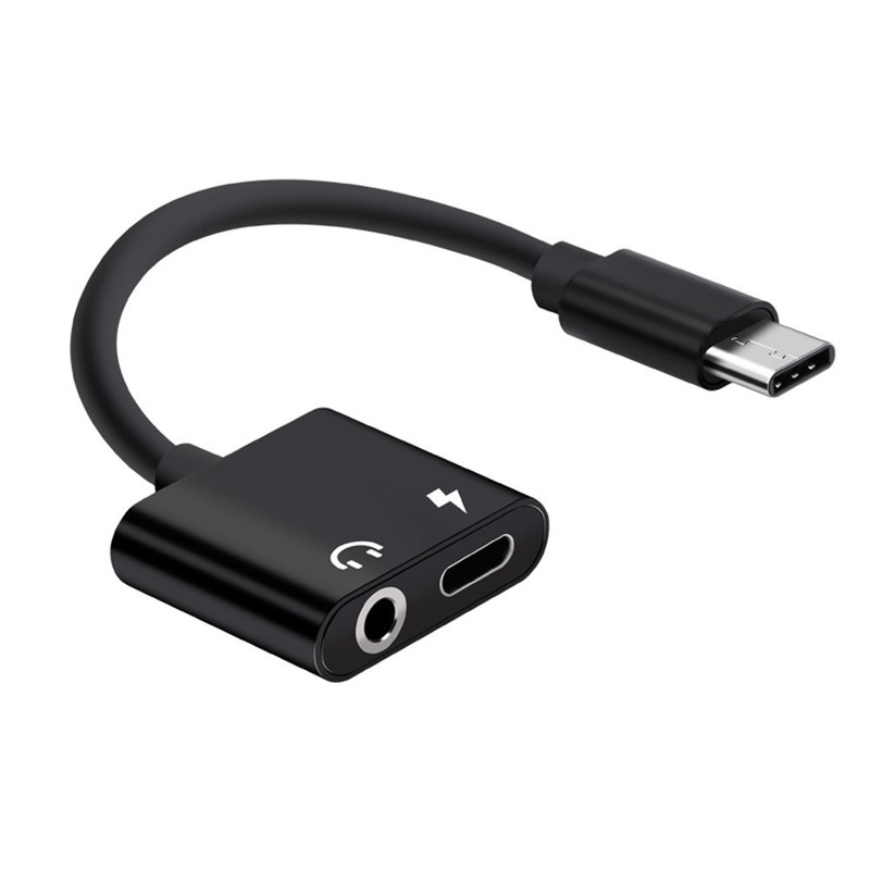 Type C Adapter 3.5mm Audio Output And Charging For USB C Phones