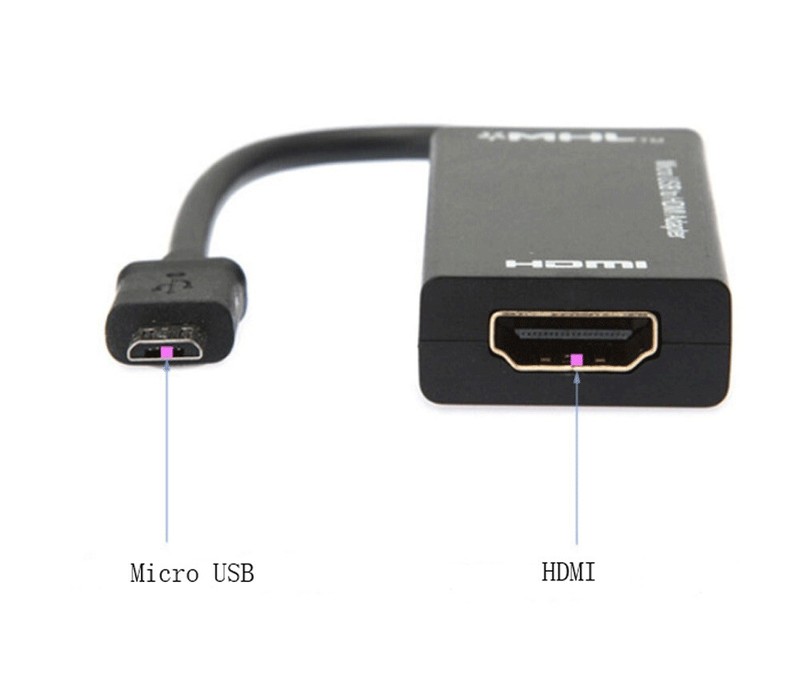 MHL Type-A USB & Micro USB to HDMI Adapter Cable for Android Phone Tablet TV gallery