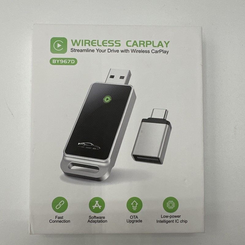 Wireless CarPlay Adapter 2024 Apple BY967D NEW fast connection