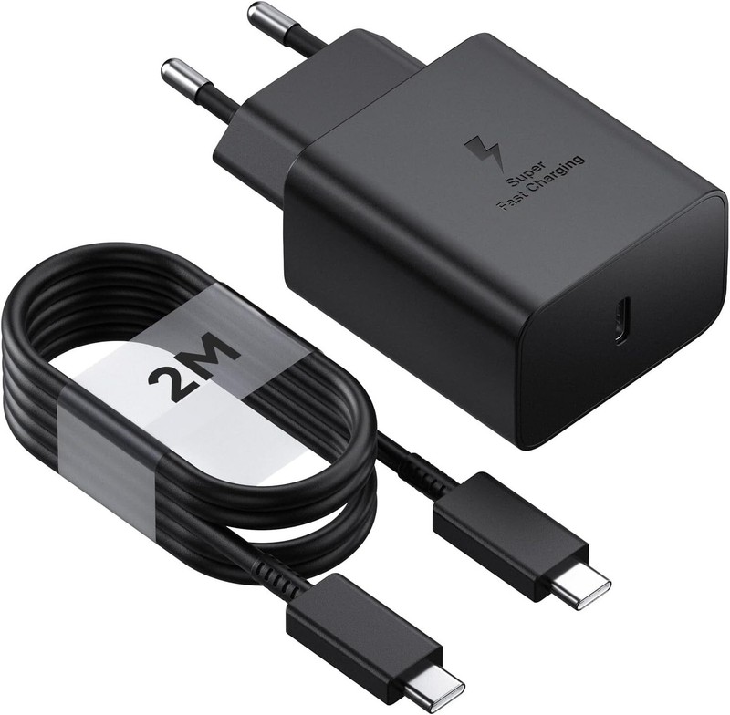 45W Super Fast Charge Charger + 1M 2M Cable For Samsung S26 S25 S24 S23 S22