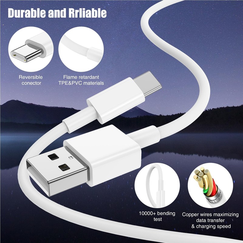 Car Carplay Cable for iPhone 17 16 15 Plus Max ，3-Pack [3.3FT+3.3FT+6FT] USB ... gallery