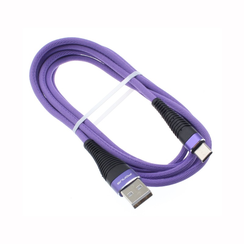 For iPhone 16/17/Pro/Max/Air- 10ft USB Cable Purple Type-C Charger Cord Power