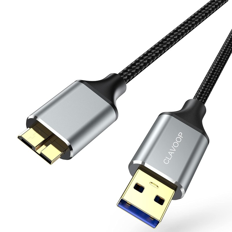 Ultra-Reliable 1.5 FT USB 3.0 Micro B Cable - Fast Data Transfer for CCTV & More gallery