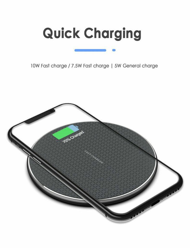 Wireless Fast Charger Charging Pad Dock for iPhone Samsung Android Universal gallery