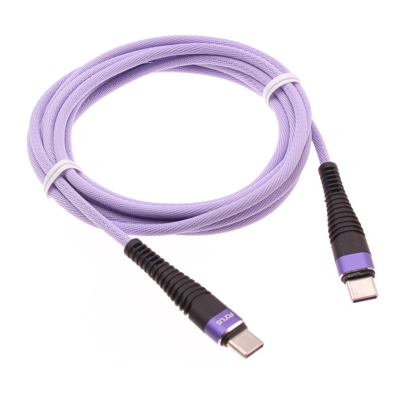 For Galaxy Z Flip 3/4/5/6/7/7 FE – Purple 6ft PD Cable Type-C
