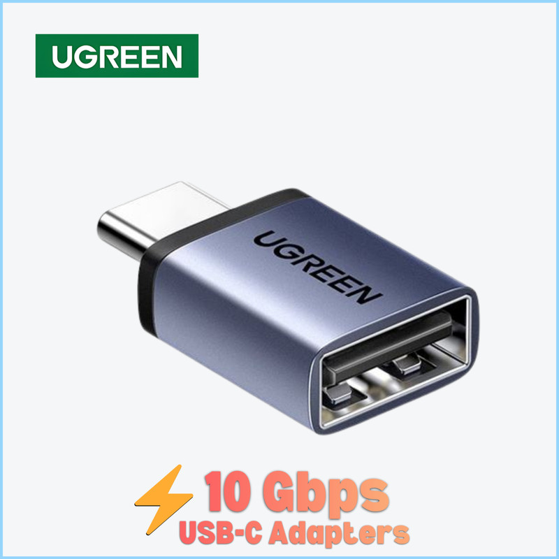UGREEN USB C to USB A Adapter USB 3.2 Gen 2 Type-C Male to USB Female 10Gbps
