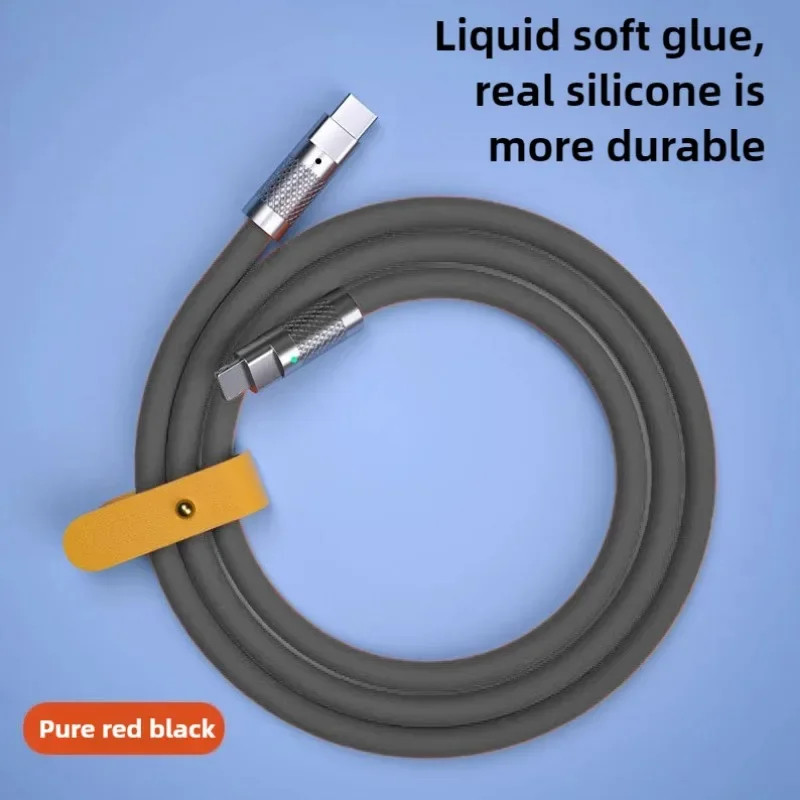 120W 7A Super Fast Charge PD Type C Liquid Silicone Cable 1M 1.5M 2M Usb Cable U