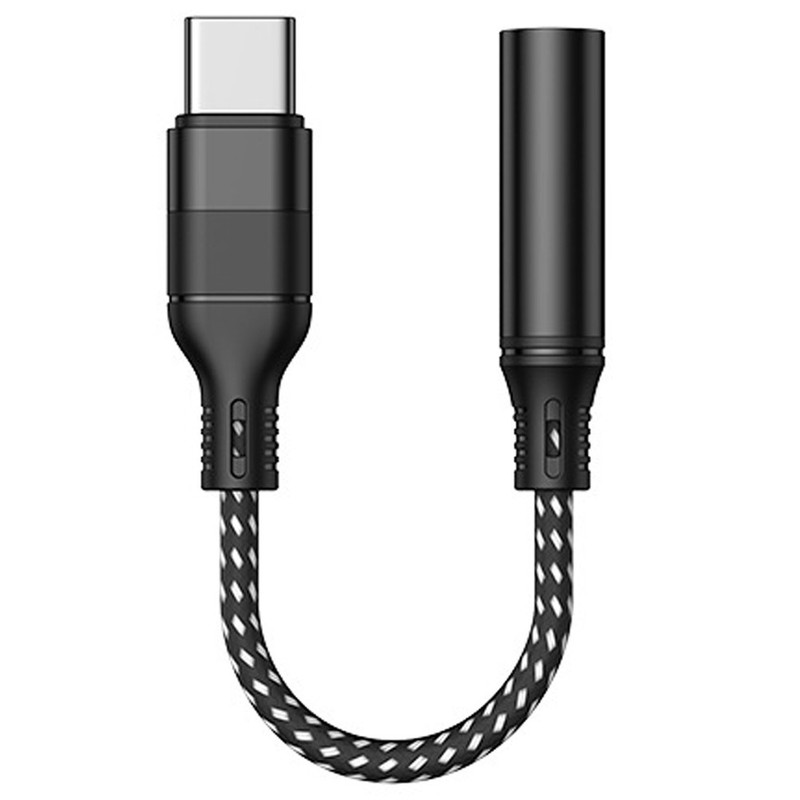 USB C Converter Headphone Adapter Black Compact and Portable for Phone Use gallery