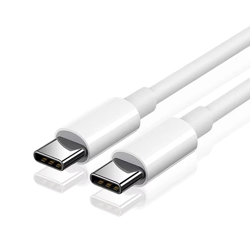 3PCS 100W USB C to USB C PD Fast Charging Cable 1M White Data Sync Set gallery