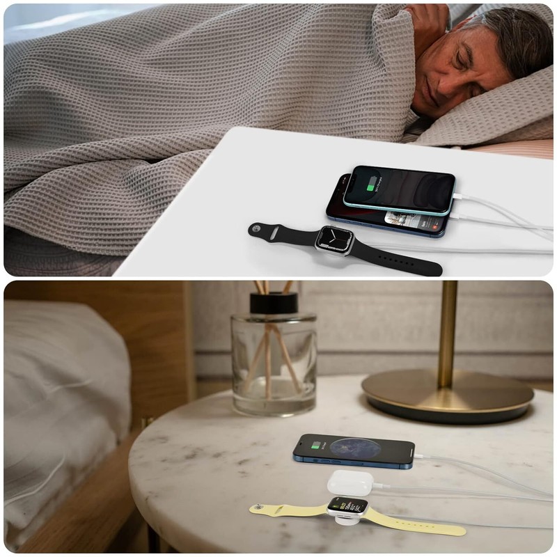 For iPhone 14 13 12 11 X XR Apple Watch Magnetic Fast Charger USB-C 40W Adapter gallery