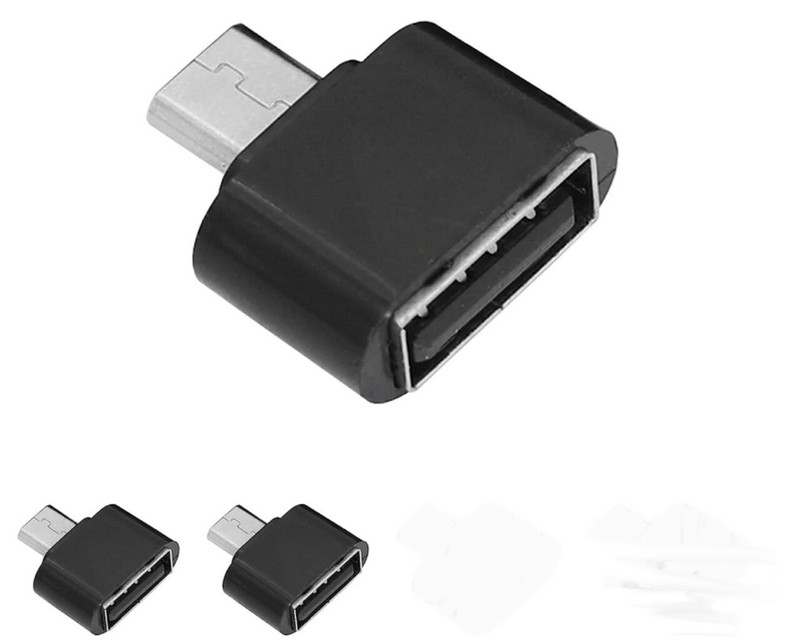 NEW 2-PACK Micro USB OTG Adapter, Micro USB Male to USB 2.0 Female ON THE GO