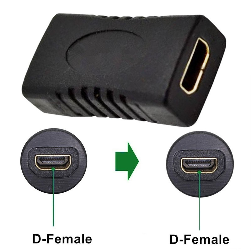 2x HDMI FEMALE to MICRO HDMI ADAPTER CONVERTER for Home Theater GoPro gallery