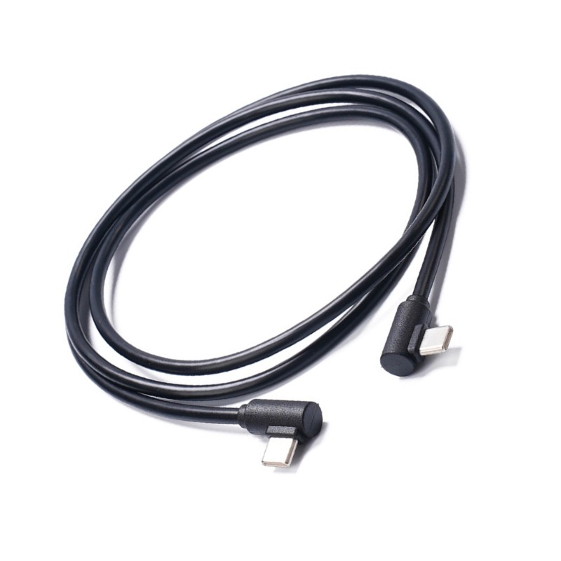 USB Type C 60W Charging Cable Right Angle Design For Gaming Devices Electronics