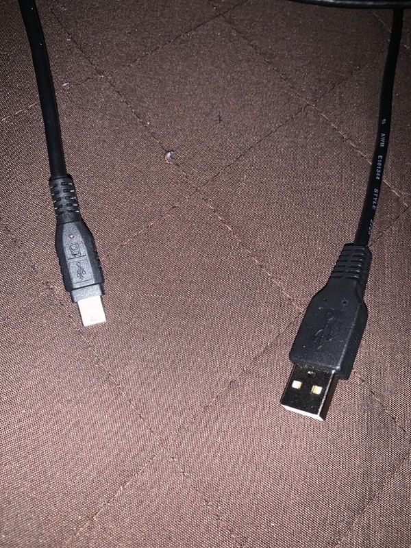 USB Mini B to USB Type A Cable (Black) gallery