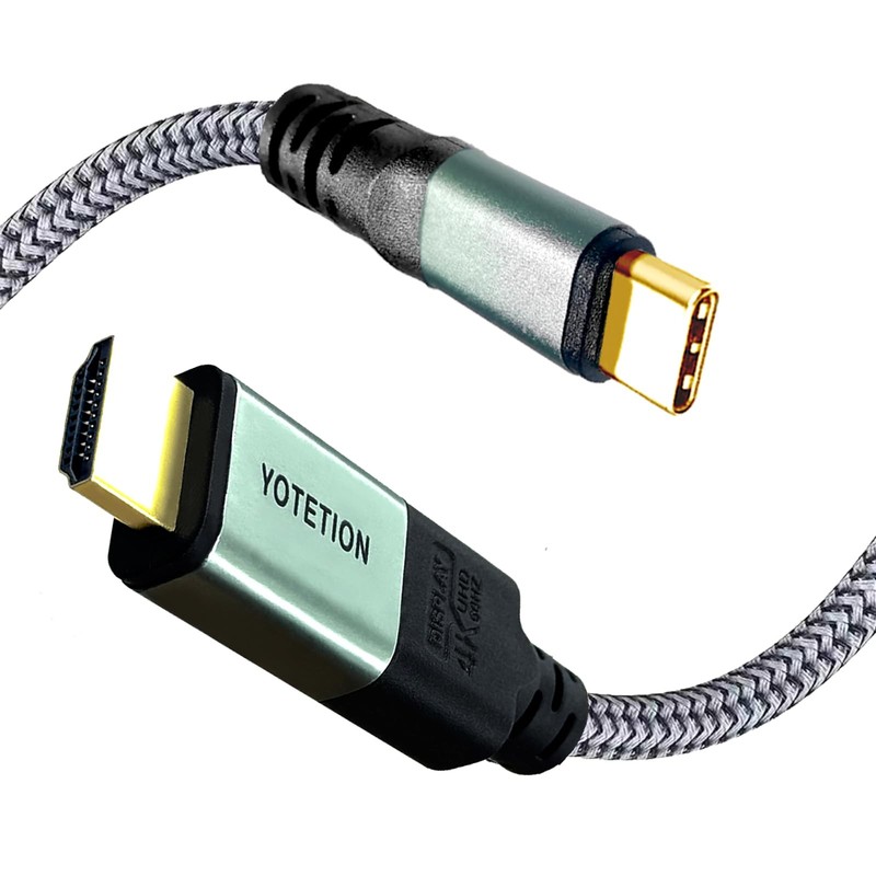 25FT USB-to HDMI-A Braided Cable, 4K60Hz, Suitable for Home Office [with MacB…