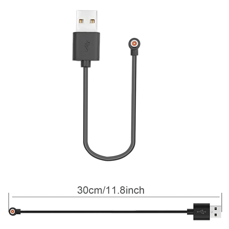 2 Pcs Magnetic Smart Ring Charger Cable, 4Mm 1-Pin Replacement Charging Cord for gallery