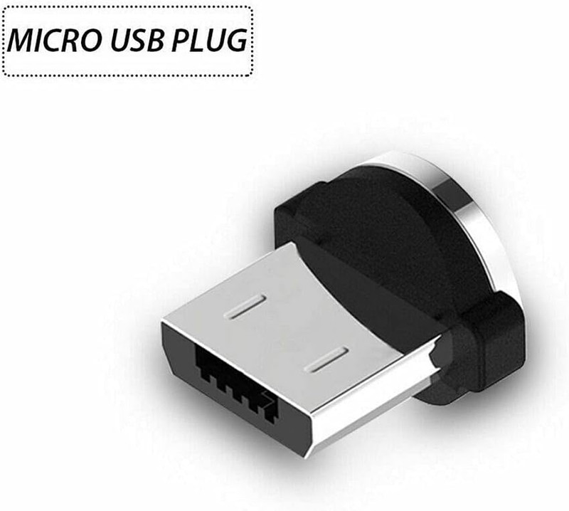 9 Pack Magnetic Phone Cable Adapter Connector Tips Head Plug Micro USB gallery