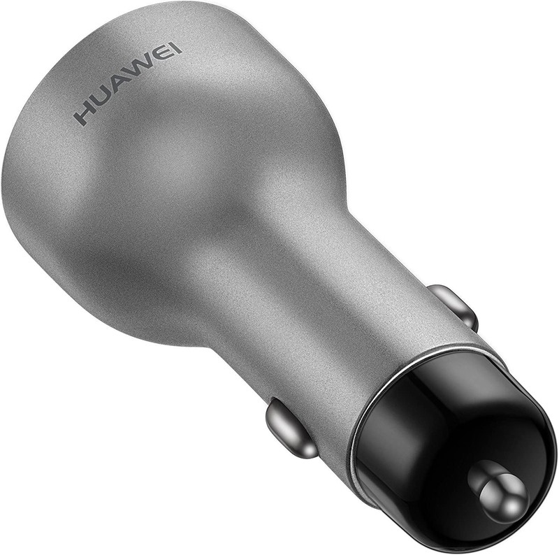 Huawei AP38 5A 1M Dual USB Car Charger with Type C Data Cable Grey gallery