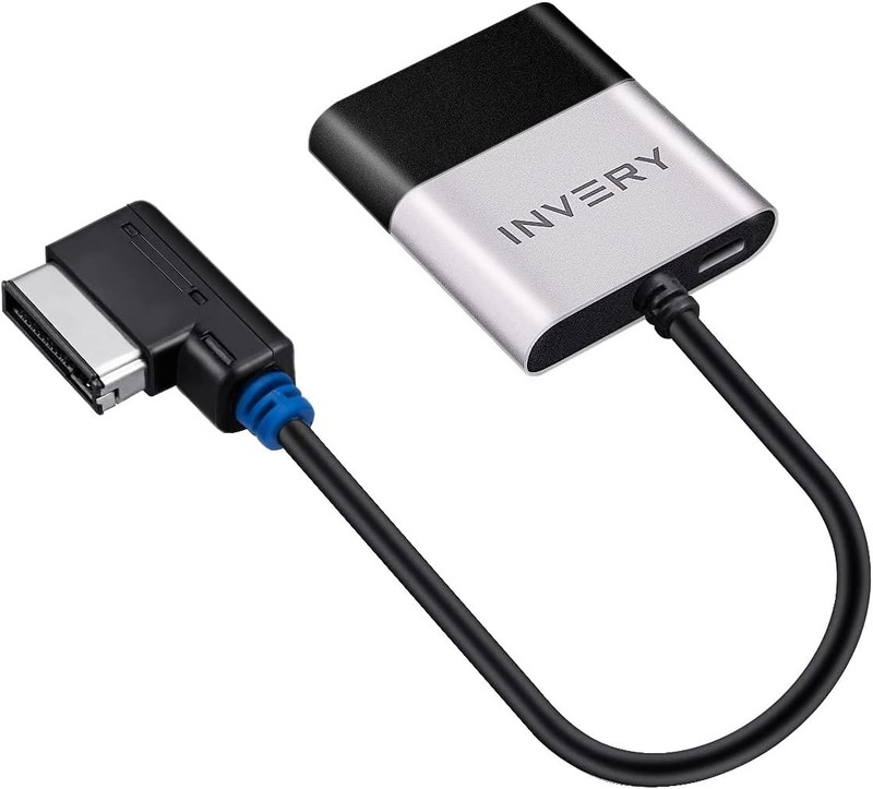 INVERY Airdual-300A Bluetooth 5.0 aptX-HD Adapter Compatible for Audi MMI 3G AMI