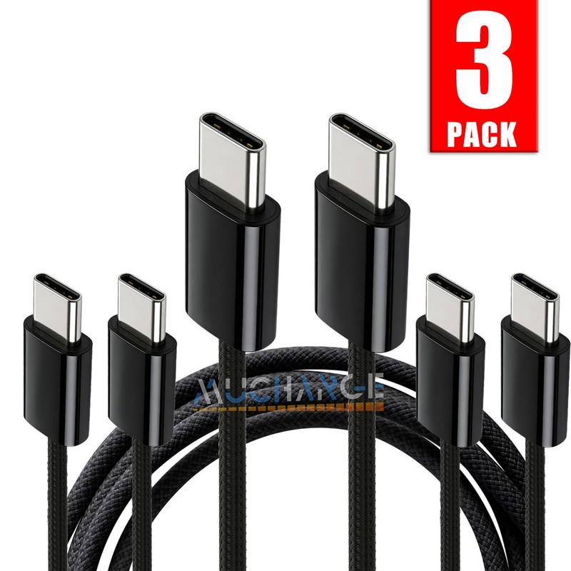 3Pcs Charger Cable For Apple iPhone 17 16 15 iPad Fast Charing Data SYNC Cable