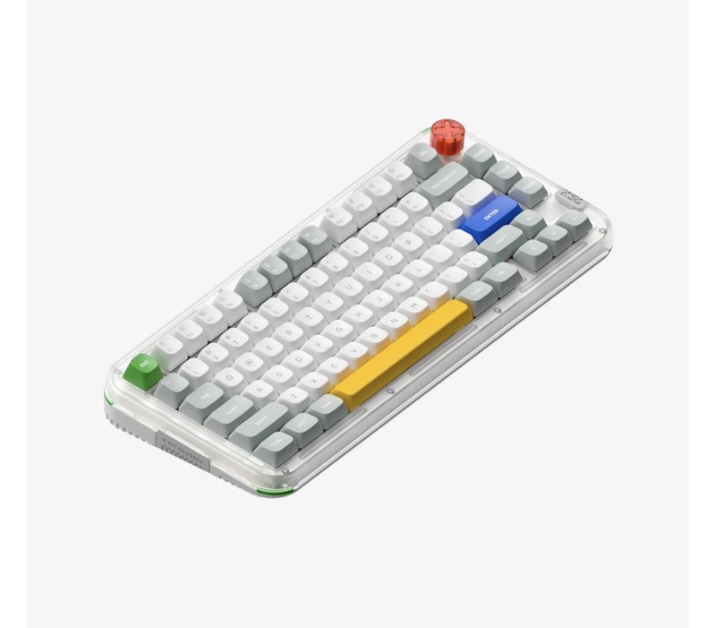 Nuphy Kick75 Tri-Mode High Profile Keeb w Knob,75% Layout w RGB, Blush Switches