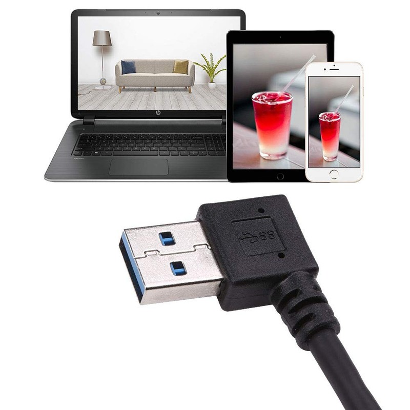 USB 3.0 Micro B Right Angle Cable for BlackBerry Passport, Seagate & Toshiba ... gallery