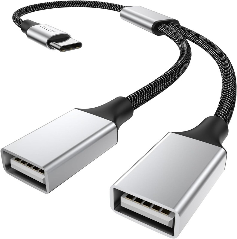 USB C Splitter type c to Dual USB A Female Adapter Type C to Dual USB A doubl…