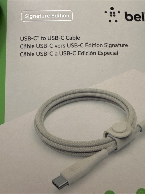Belkin Signature Edition 5FT USB-C to USB-C Woven Jacket Charge Sync Cable gallery