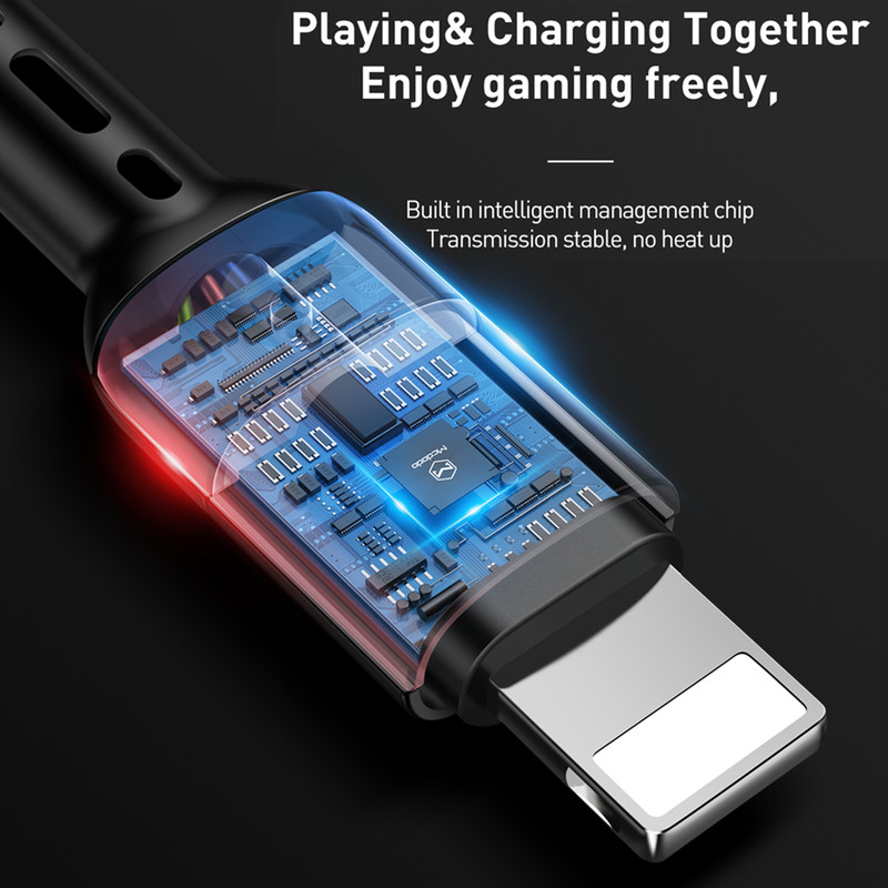 Braided LED Spring Data Cable Cord Charger For iPhone 14 13 12 11 Pro Max SE 7 8 gallery