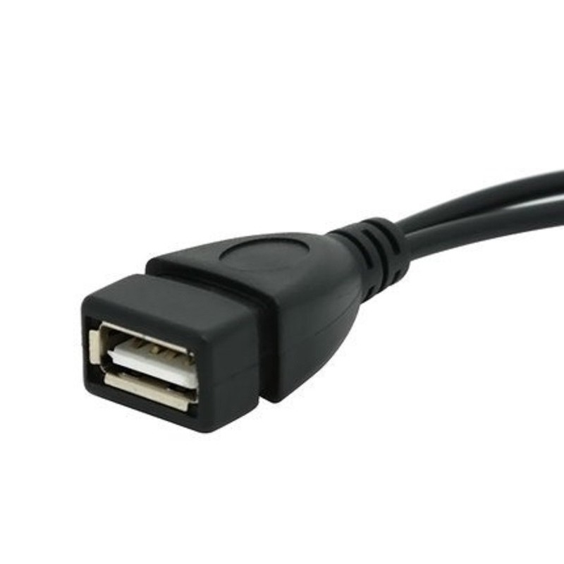 Micro USB Male Female to USB OTG Cable for Samsung Galaxy M01 A01 Core +Power AU gallery