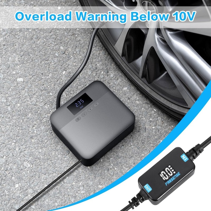 5V to 12V USB Car Power Converter with Display & Switch gallery