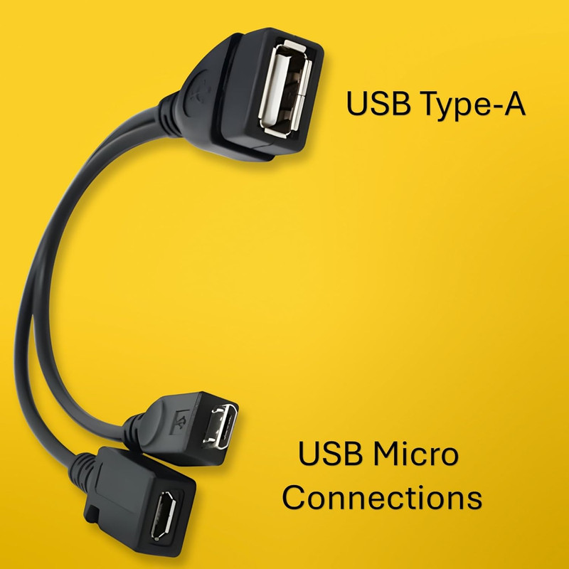 [2 Pack] OTG Cable Adapter, 2-1 USB Cable for Firesticks 4K/4K Max/Cube/Lite/2Nd gallery