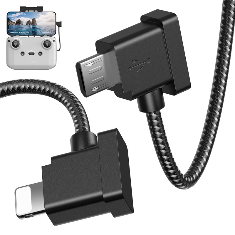 Micro USB to Lighting Remote Controller Cable for DJI Mavic Mini 1st Gen Mini…